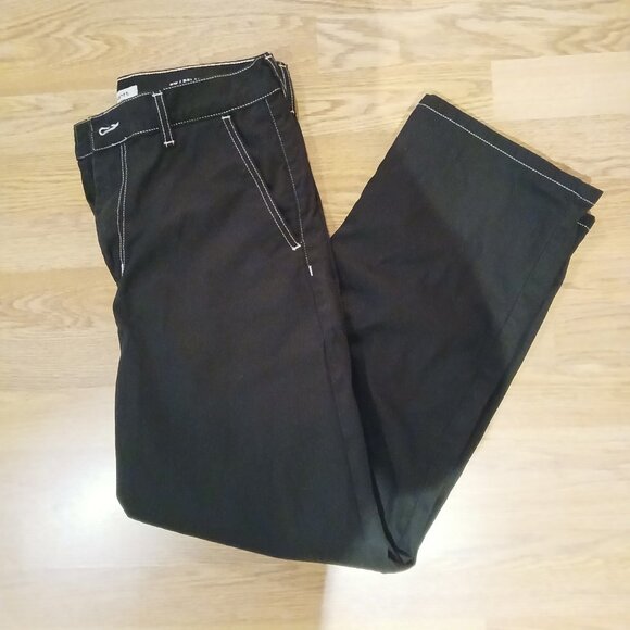 Carhartt WIP Armanda Pant Relaxed Straight Leg Black Size 28 - Picture 5 of 10